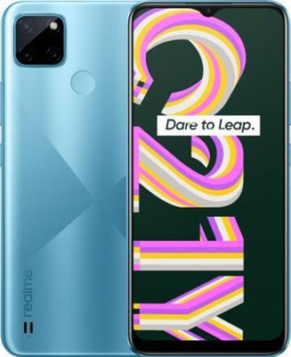 SOMTONE Front and Back Tempered Glass for realme C21Y(Pack of 1)