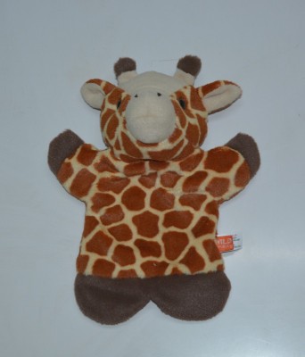 WILD REPUBLIC HAND PUPPET GIRAFFE  - 15.24 cm(Brown , White)