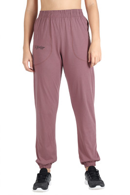 Fflirtygo Solid Women Purple Track Pants