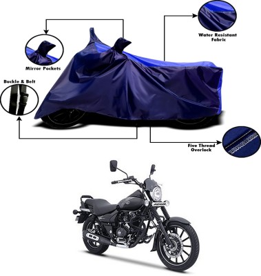 Genipap Two Wheeler Cover for Bajaj(Avenger 160 Street, Blue, Blue)