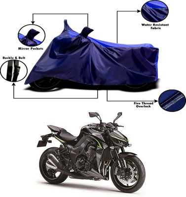 Ascension Two Wheeler Cover for Kawasaki(Z1000, Blue, Blue)