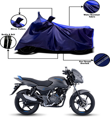 THE REAL ARV Two Wheeler Cover for Bajaj(Pulsar 125, Blue, Blue)