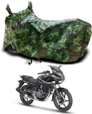 Mdstar Waterproof Two Wheeler Cover for Bajaj(Pulsar 220 DTS-i, Multicolor)