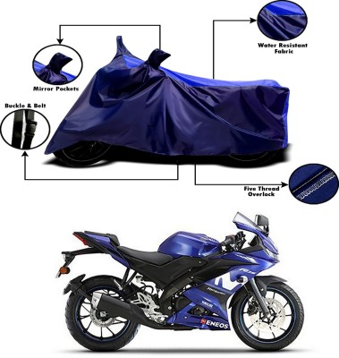 THE REAL ARV Two Wheeler Cover for Yamaha(YZF R15 V3.0, Blue, Blue)