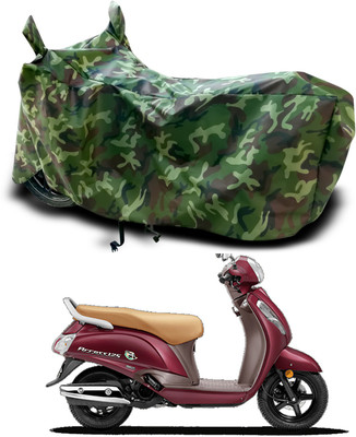 APNEK Two Wheeler Cover for Suzuki(Access 125, Multicolor)