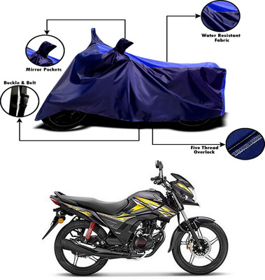 THE REAL ARV Two Wheeler Cover for Honda(CB Shine SP, Blue, Blue)
