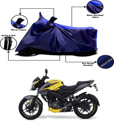 Genipap Two Wheeler Cover for Bajaj(Pulsar NS 200, Blue, Blue)