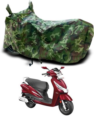 AutoRash Two Wheeler Cover for Hero(Destini 125, Multicolor)