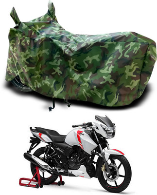 Mdstar Waterproof Two Wheeler Cover for TVS(Apache RTR 160, Multicolor)