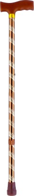 AMAZECARE Premium Aluminium Imported Walking Stick With ABS Handle L Type Universal Size Walking Stick For Old Age (Men & Women) Walking Stick