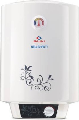 BAJAJ 15 L Storage Water Geyser (Bajaj New Shakti Storage 15 Litre Vertical Water Heater, White, 4 Star, White)