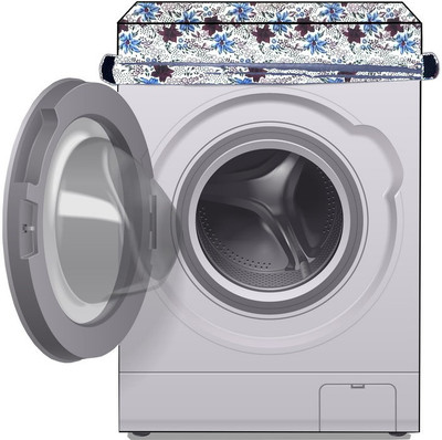 Delideal Front Loading Washing Machine  Cover(Width: 64 cm, Grey)