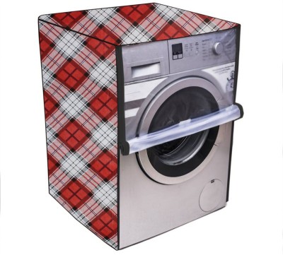 KingMatters Front Loading Washing Machine  Cover(Width: 61 cm, Red)