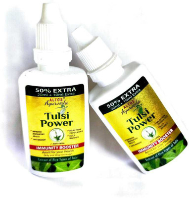 ALTOS Tulsi Power Drop | 2x30 ml |(Pack of 2, 60 ml)