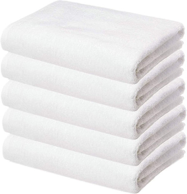 n g products Cotton 350 GSM Bath Towel Set(Pack of 5)