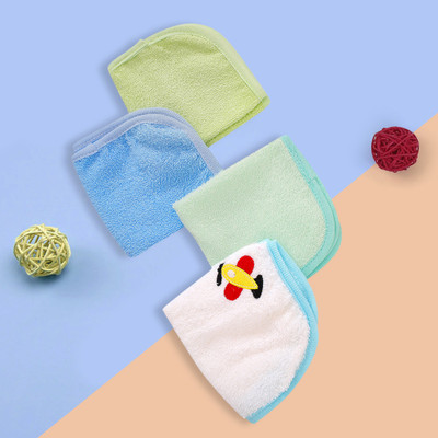 Baby Moo Cotton 190 GSM Face Towel Set(Pack of 4)