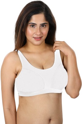 dermawear Women Sports Lightly Padded Bra(White)