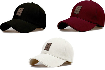 ALAMOS Sports/Regular Cap Cap(Pack of 3)
