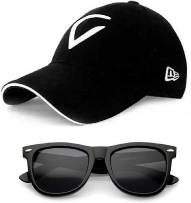 YES TAG Solid, Self Design Sports/Regular Cap Cap(Pack of 2)