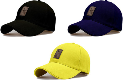 Evanden Embellished Sports/Regular Cap Cap(Pack of 3)