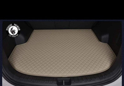 Pegasus Premium Leatherite 7D Mat For  Mahindra Scorpio(Beige)