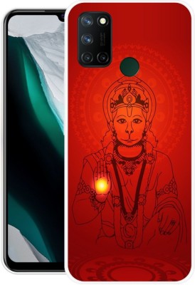 ROCKPRINT Back Cover for Realme 7i(Red, Grip Case, Silicon, Pack of: 1)