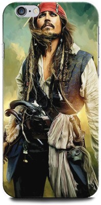 ORBIQE Back Cover for APPLE iPhone 6s MN0W2HN/A CAPTAIN JACK SPARROW, PIRATES OF THE CARIBBEAN, JOHNY DEPP(Multicolor, Hard Case, Pack of: 1)