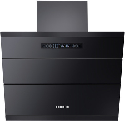 Capella Carlotta 60 Auto Clean Wall Mounted Black 1400 CMH Chimney