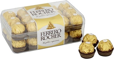 FERRERO ROCHER Ferns 'N' Petals Premium Milk Chocolate 30 Pieces (IMPORTED) (375 G) Truffles(30 Units)