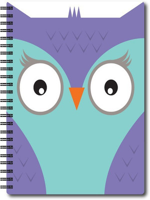 Nourish A4 Size Plain Pages Colourful Graphic Diary A4 Notebook Unruled 75 Pages(Multicolor)