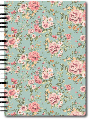Nourish A4 Size RULED Pages Colourful Graphic Diary A4 Notebook Ruled 75 Pages(Multicolor)