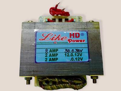 like power electronics Like Power Transformer Coil HD 8 AMP 30.0.30V 2 AMP 12.0.12V 2 AMP 0.12V, Model Type 3, Size Height 3 Inch Weight 3 Inch Power Supply Electronic Hobby Kit
