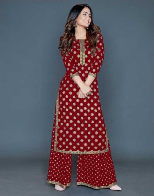 Pankaja Creation Women Kurta Palazzo Set