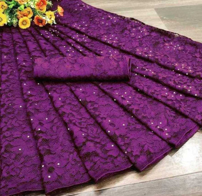 DESTY Net/Lace Embellished Blouse Material