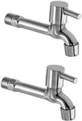 DRIZZLE FloraMini Long Body Bib Cock With Quarter Turn Foam Flow (Pack of 2 Pieces) Bib Tap Faucet(Wall Mount Installation Type)