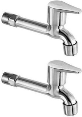 DRIZZLE VistaMini Long Body Bib Cock With Quarter Turn Foam Flow (Pack of 2 Pieces) Bib Tap Faucet(Wall Mount Installation Type)