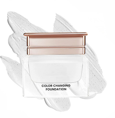 tanvi27 Color Changing Foundation Water proof Satin Finish  Foundation(WHITE, 20 g)