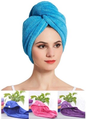 Joynest Cotton, Microfiber 500 GSM Bath, Hair, Face Towel(Pack of 3)