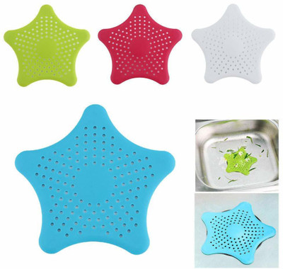 BhomikCreations Kitchen Sink Plastic Pop-Up Strainer(3.5 cm Set of 4)