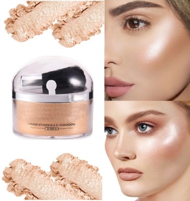 THTC Best illuminators shiny body loose powdery golden highlighter Highlighter(GOLD)