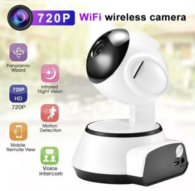 SIOVS IP Camera WiFi Security Wireless Audio video Record Baby Monitor HD CCTV Spy Camera(64 GB, 1 Channel)