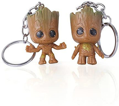 RainSound Groot 3D action figure (Pack of 2) Key Chain