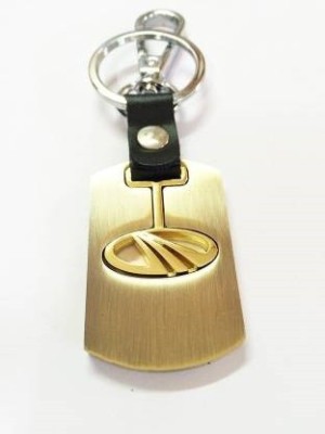 Americ Style Mahindra Premium Quality Swinging Metal (Gold) Key Chain