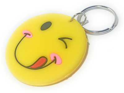 Auspice Big Size Yummy Smiley Emoji Key Chain