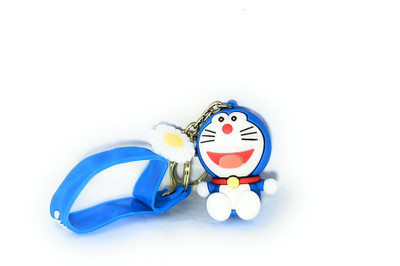 Auspice Doremon Figure with Strap A Beautiful Name Key Chain
