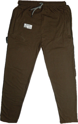 FABVIO PLUS Track Pant For Boys(Brown, Pack of 1)
