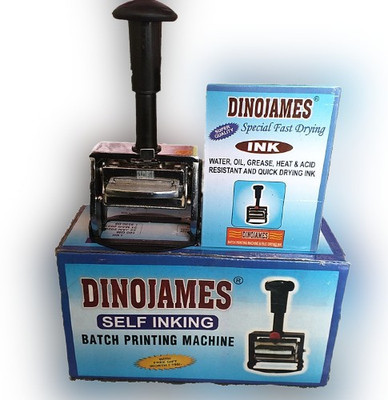 dinojames Batch Coding Machine Numbering Kit Box Label Stamping Machine(Manual)