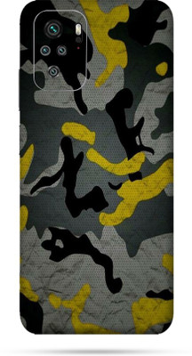 OggyBaba redmi note 10s Mobile Skin(Military Yellow Camouflage Skin Matte Finish)