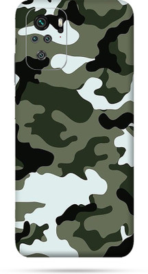 OggyBaba redmi note 10s Mobile Skin(Winter Army Camouflage Skin Matte Finish)