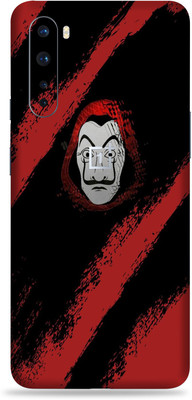 Satisfactory OnePlus Nord Mobile Skin(Red,Black)